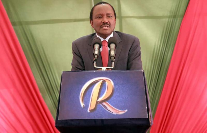 File image of Wiper Party leader Kalonzo Musyoka.